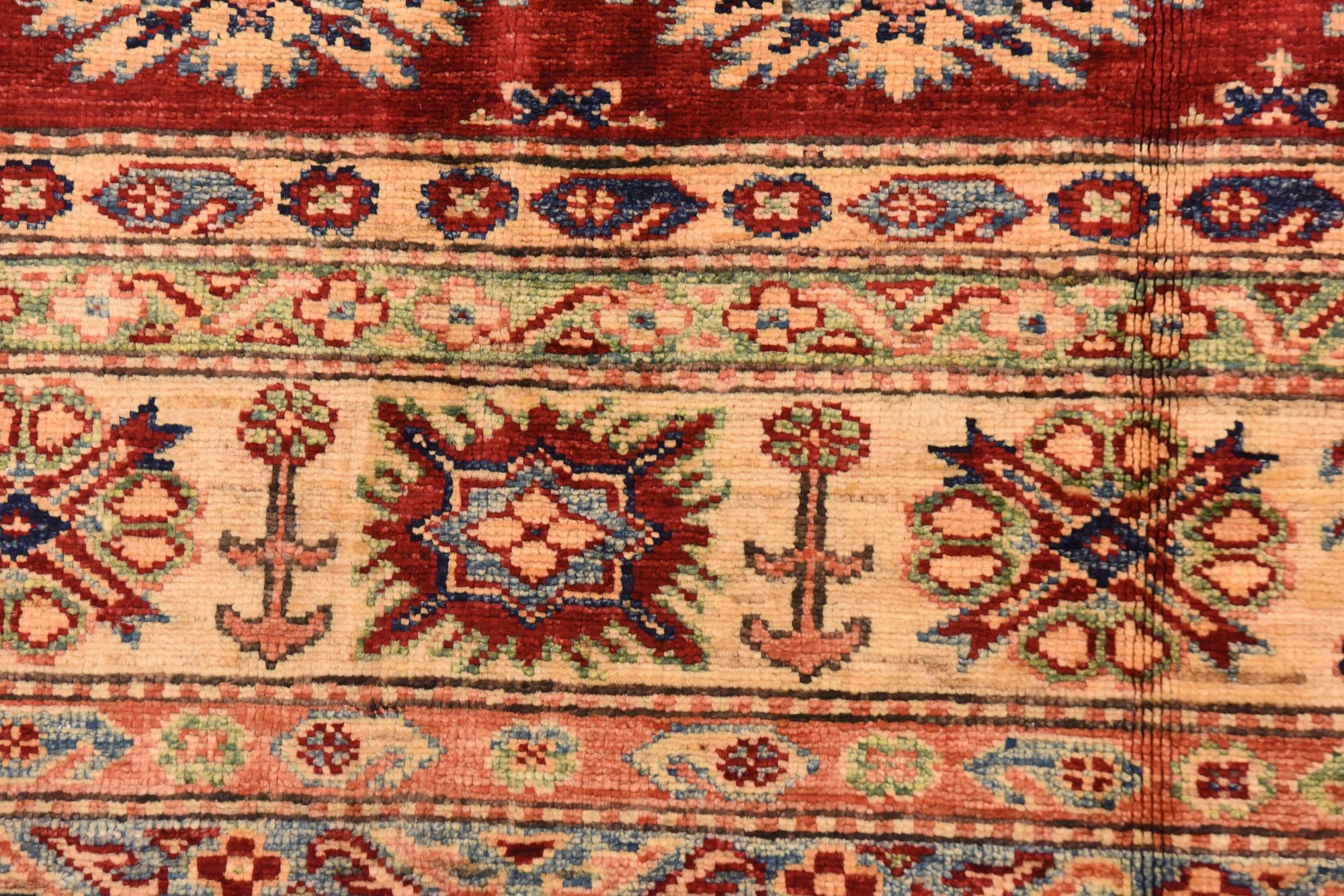 6' 6 x 9' 3 Hand Knotted Kazak Oriental Rug