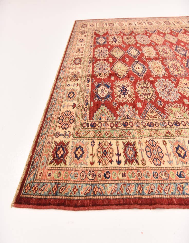 Detail image of 6' 6 x 9' 3  Hand Knotted Kazak Oriental Rug