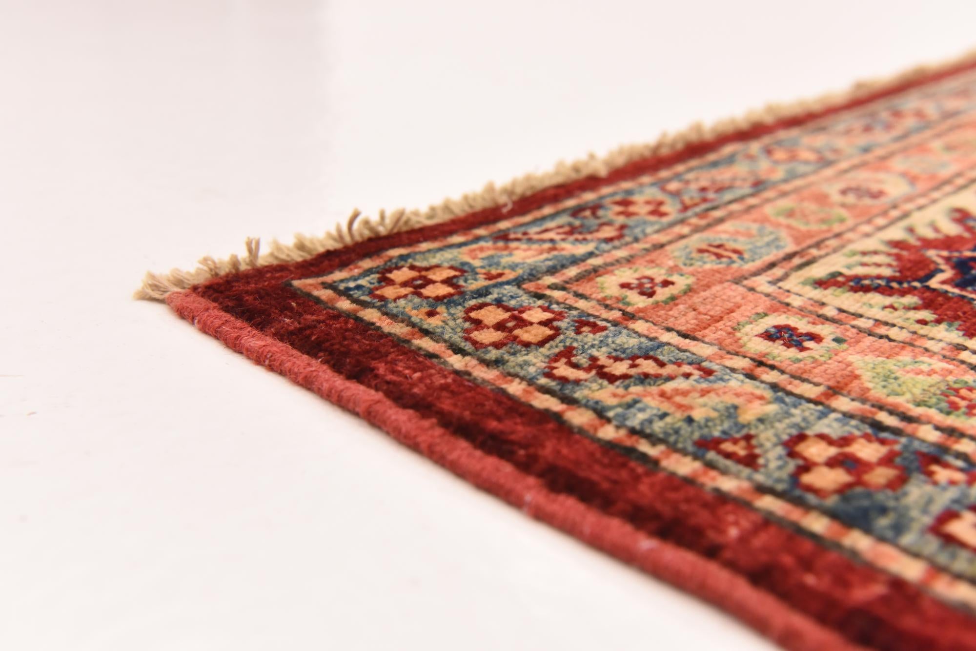 6' 6 x 9' 3 Hand Knotted Kazak Oriental Rug