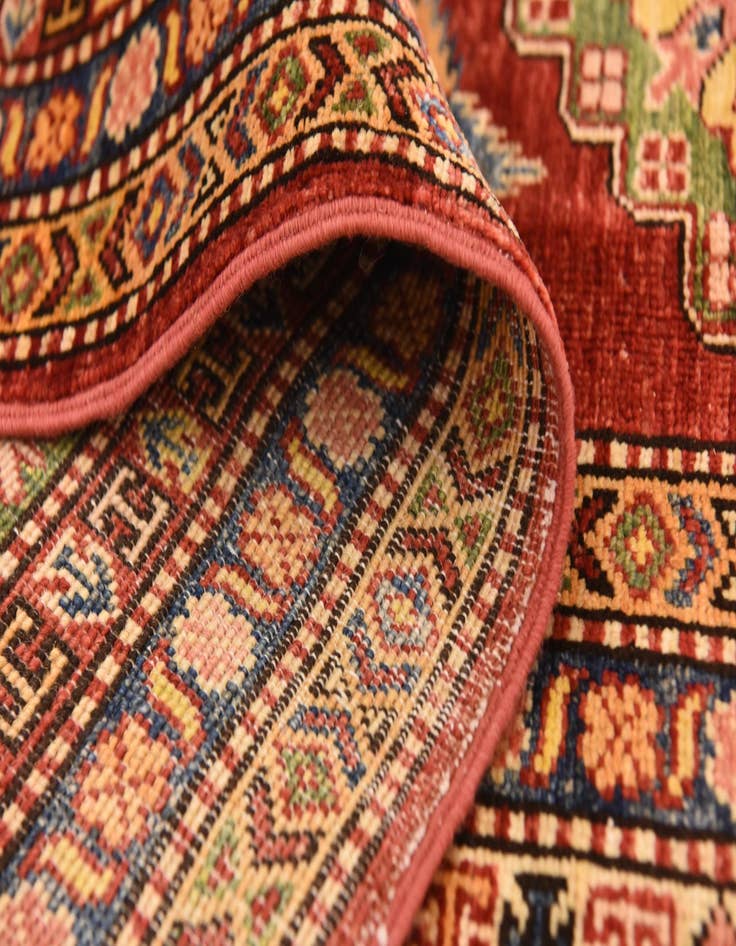 Detail image of 7' 1 x 9' 2  Hand Knotted Kazak Oriental Rug