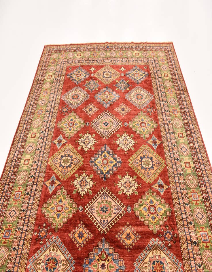 Detail image of 7' 1 x 9' 2  Hand Knotted Kazak Oriental Rug