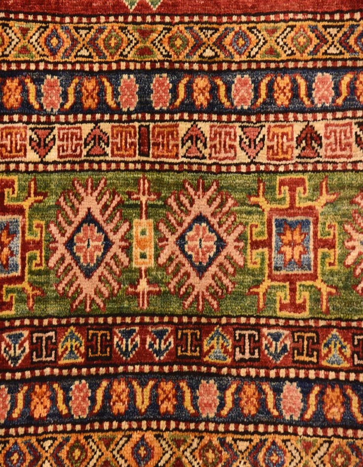 Detail image of 7' 1 x 9' 2  Hand Knotted Kazak Oriental Rug