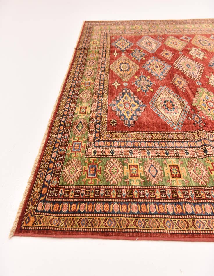 Detail image of 7' 1 x 9' 2  Hand Knotted Kazak Oriental Rug