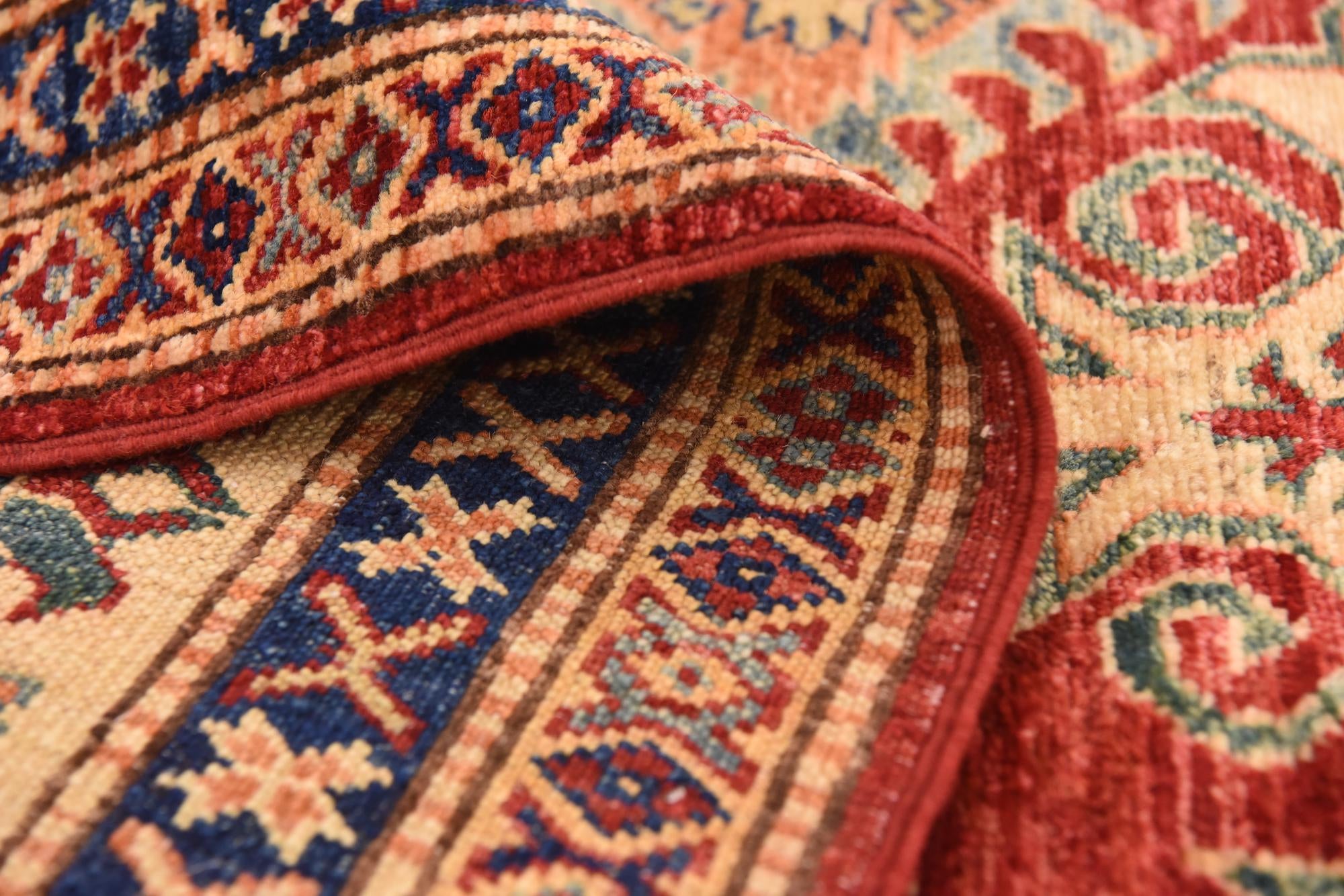6' 9 x 9' 5 Hand Knotted Kazak Oriental Rug