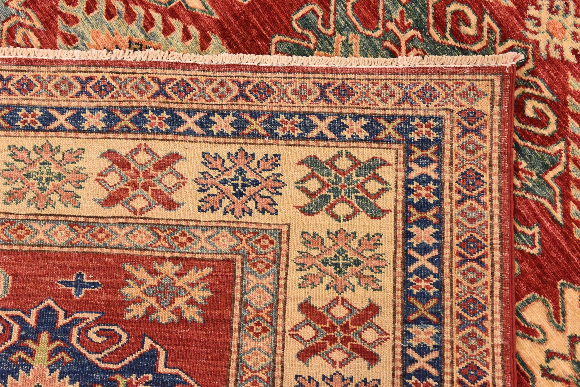 6' 9 x 9' 5 Hand Knotted Kazak Oriental Rug