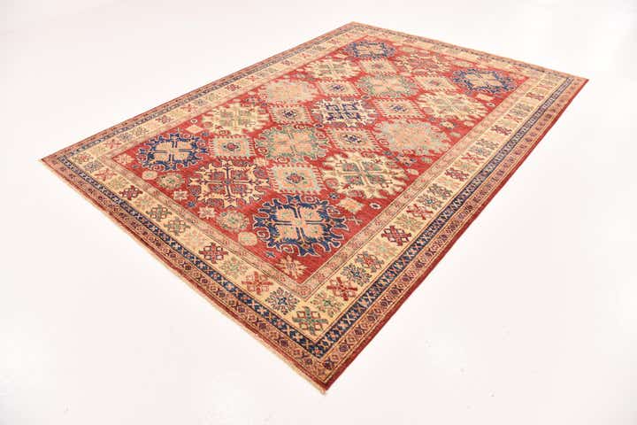 205cm x 285cm Handgeknüpft Kazak Orientalisch Teppich