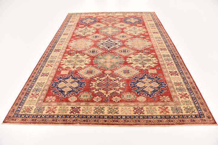 205cm x 285cm Handgeknüpft Kazak Orientalisch Teppich