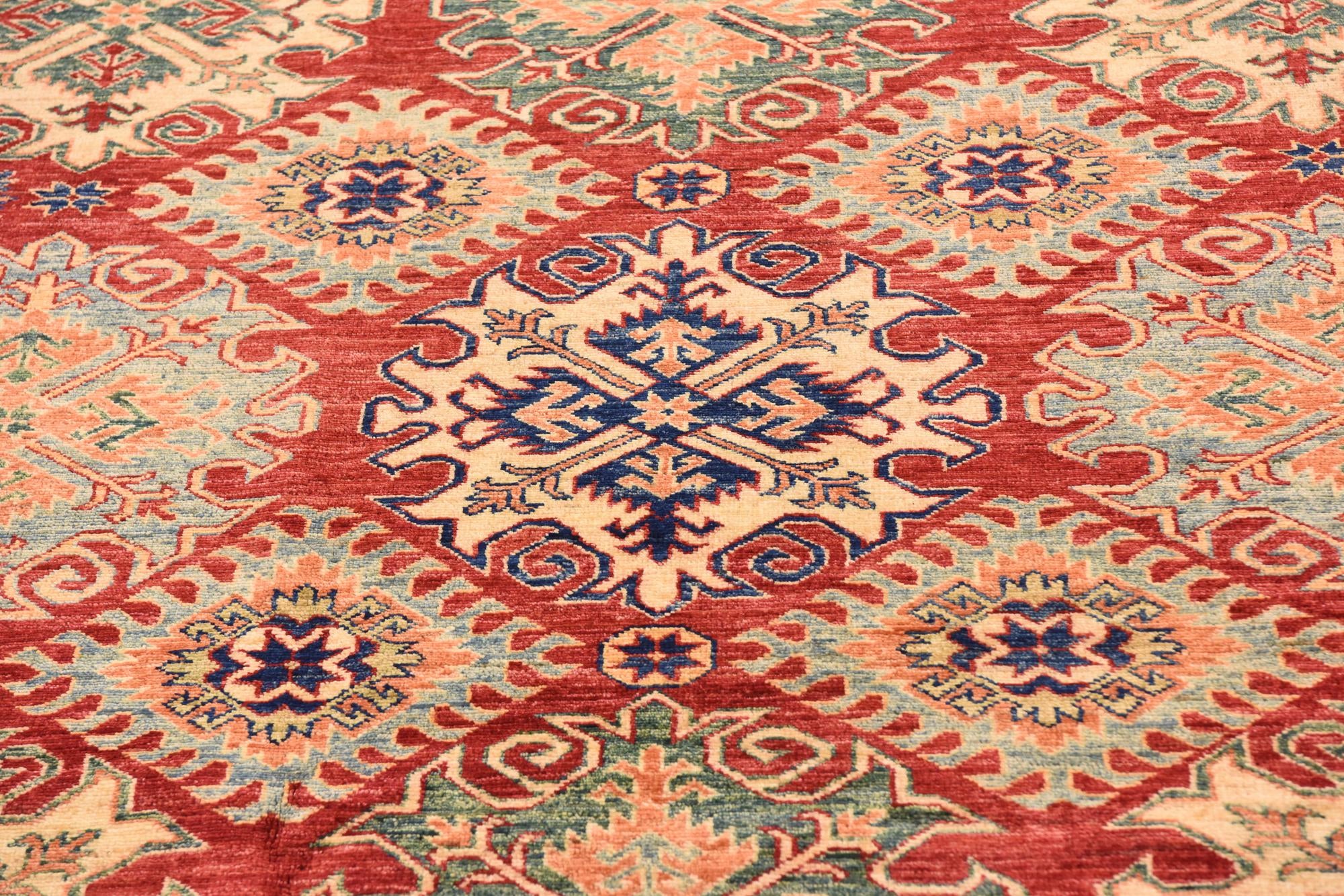 6' 9 x 9' 5 Hand Knotted Kazak Oriental Rug