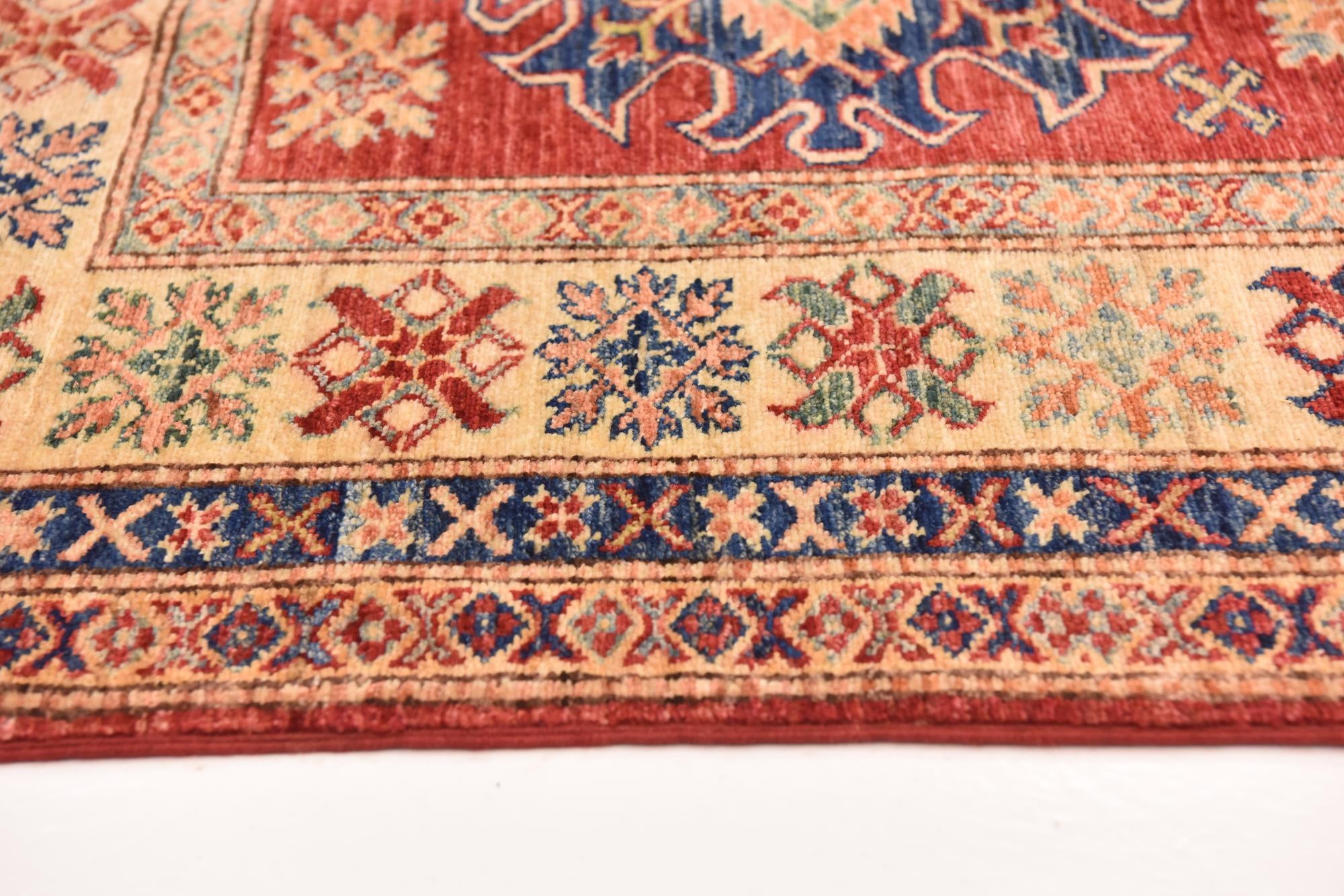6' 9 x 9' 5 Hand Knotted Kazak Oriental Rug