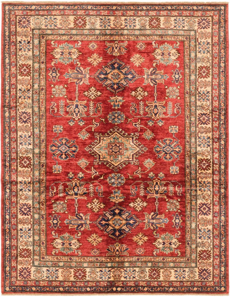 Detail image of 155cm x 205cm Hand Knotted Kazak Oriental Rug