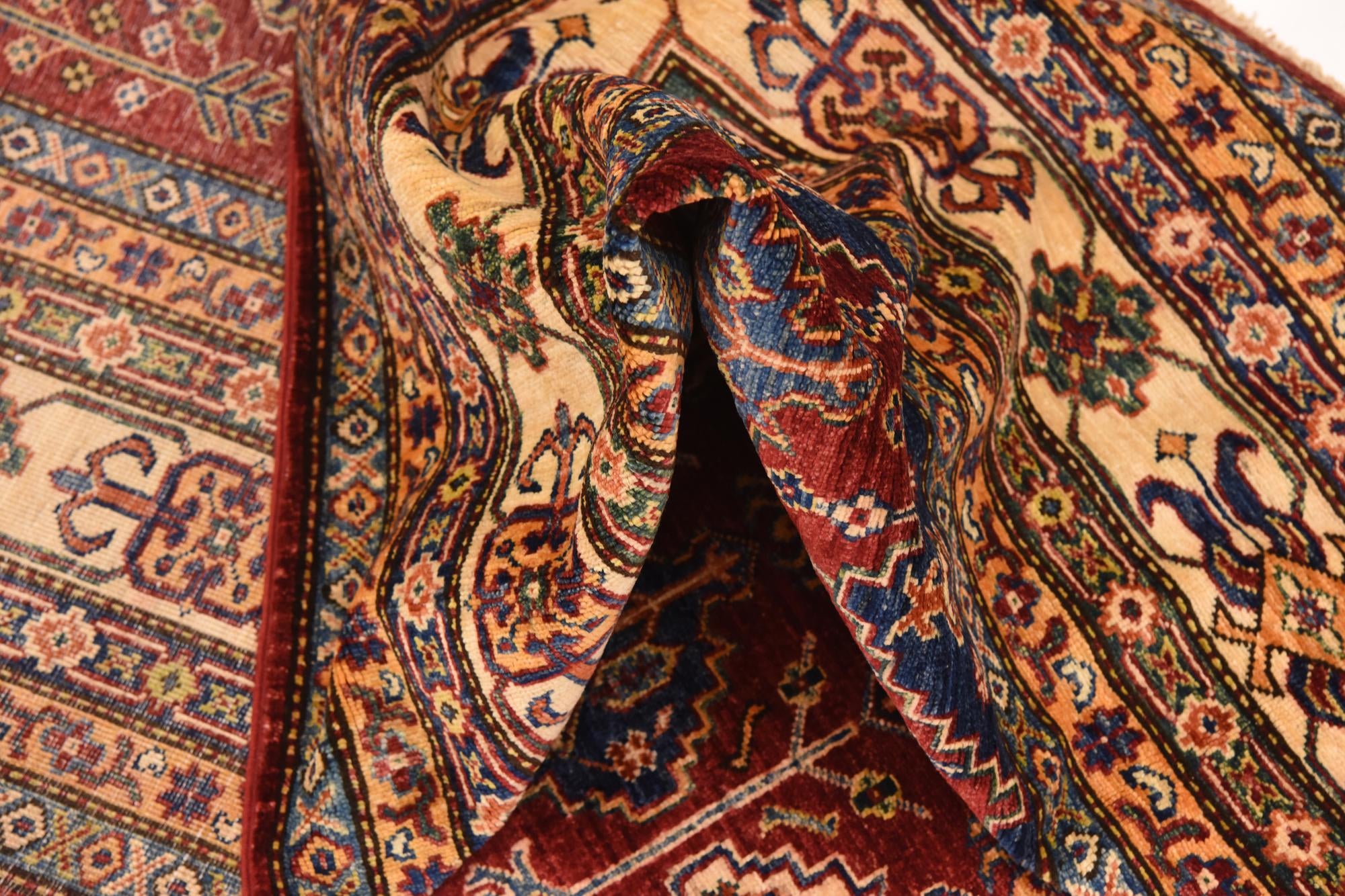 6' 6 x 10' 2 Hand Knotted Kazak Oriental Rug