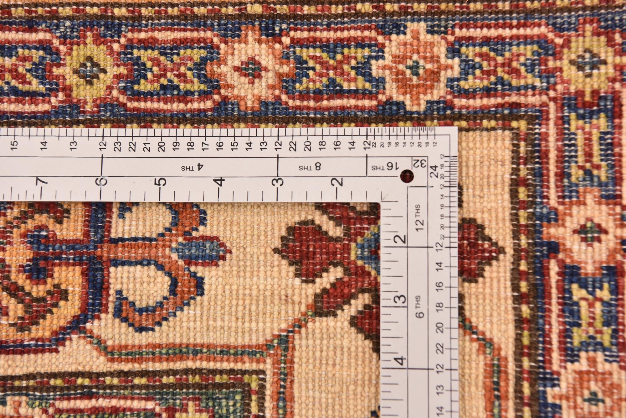 6' 6 x 10' 2 Hand Knotted Kazak Oriental Rug