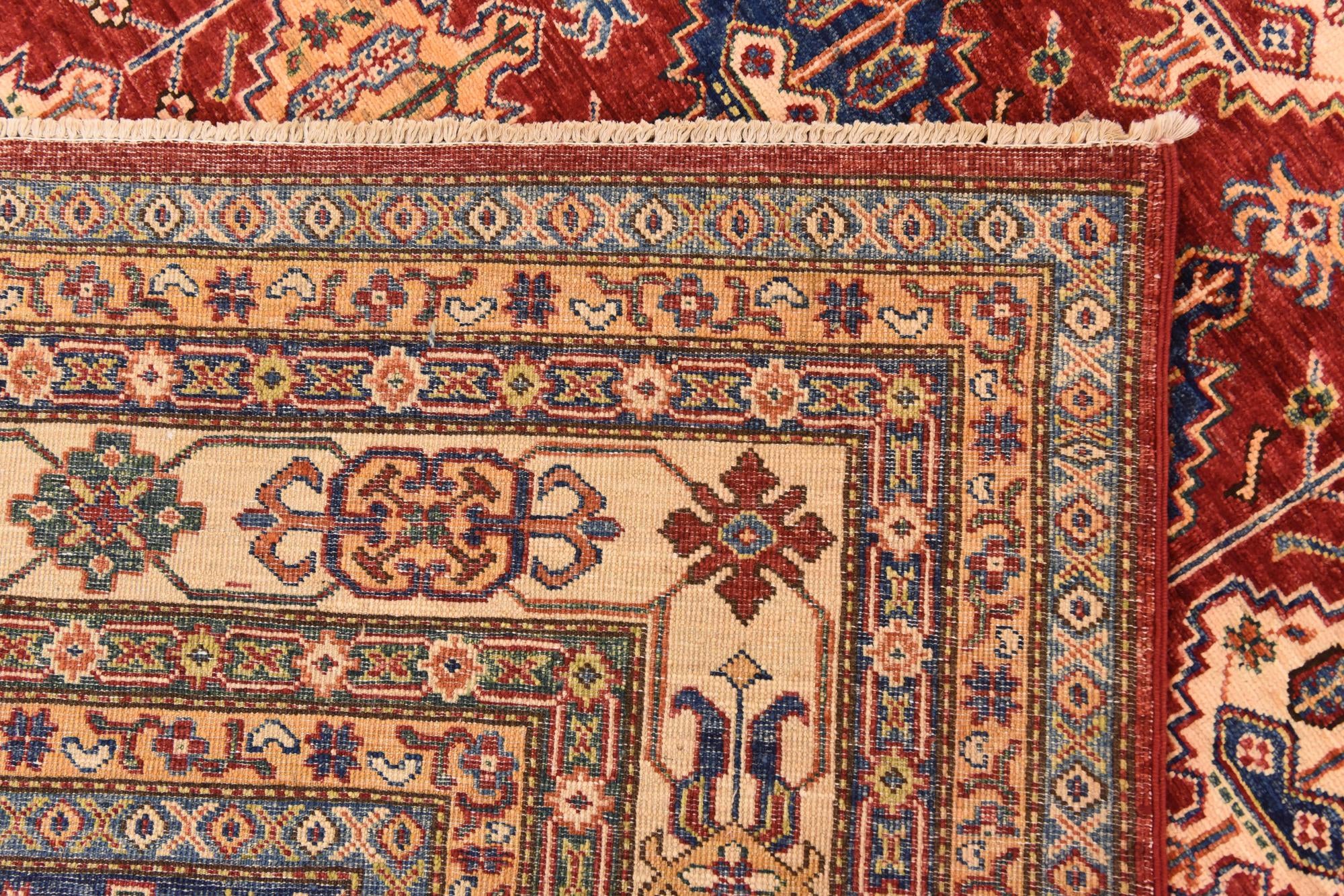 6' 6 x 10' 2 Hand Knotted Kazak Oriental Rug