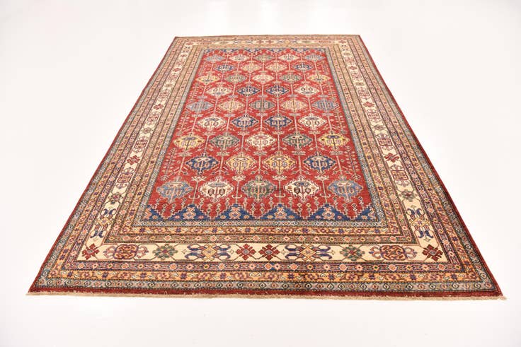 Detail image of 6' 6 x 10' 2 Hand Knotted Kazak Oriental Rug