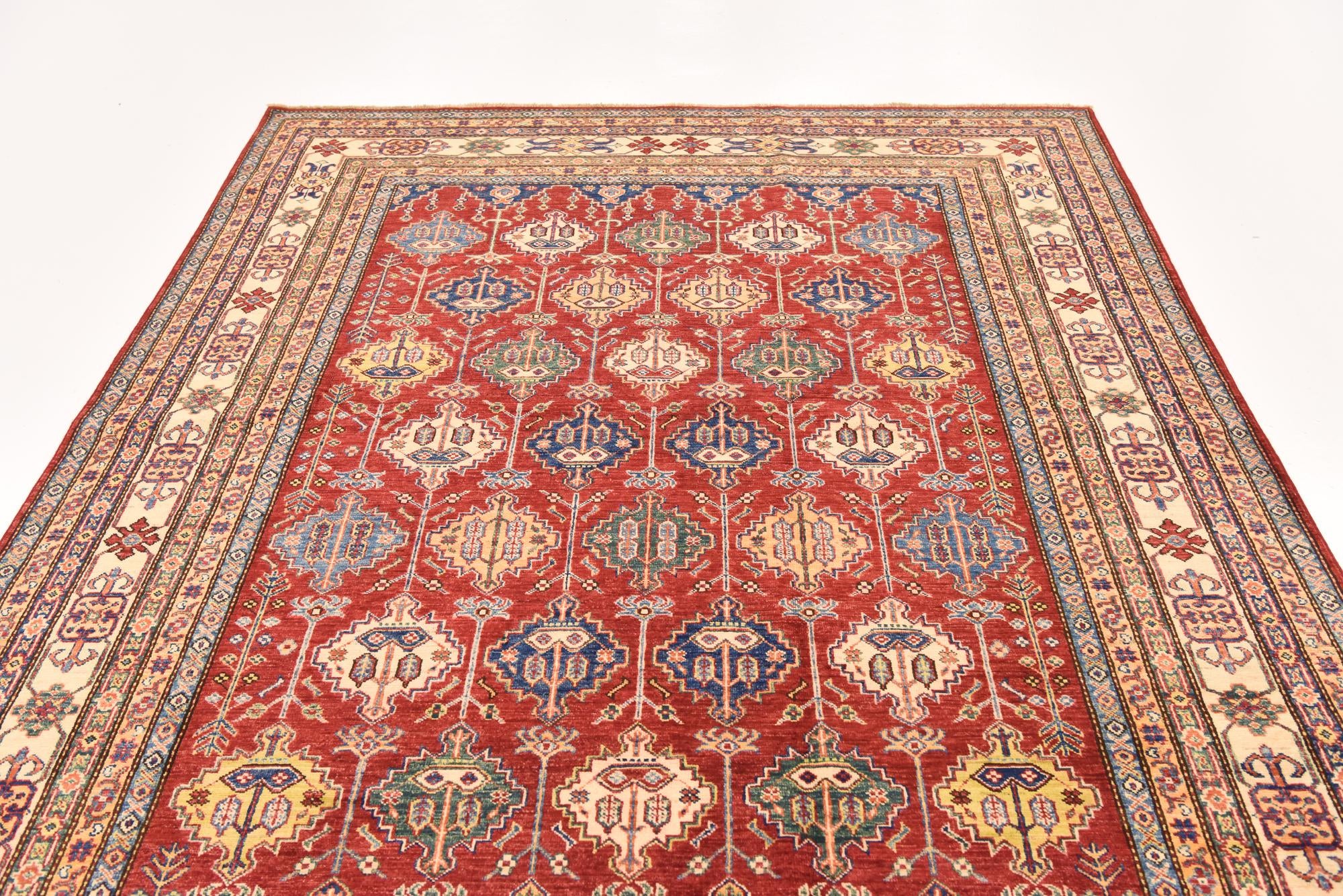 6' 6 x 10' 2 Hand Knotted Kazak Oriental Rug