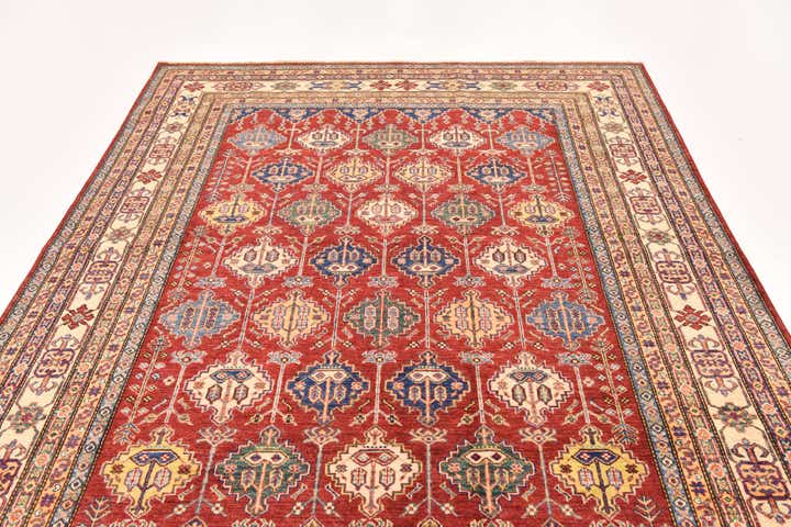 6' 6 x 10' 2 Hand Knotted Kazak Oriental Rug