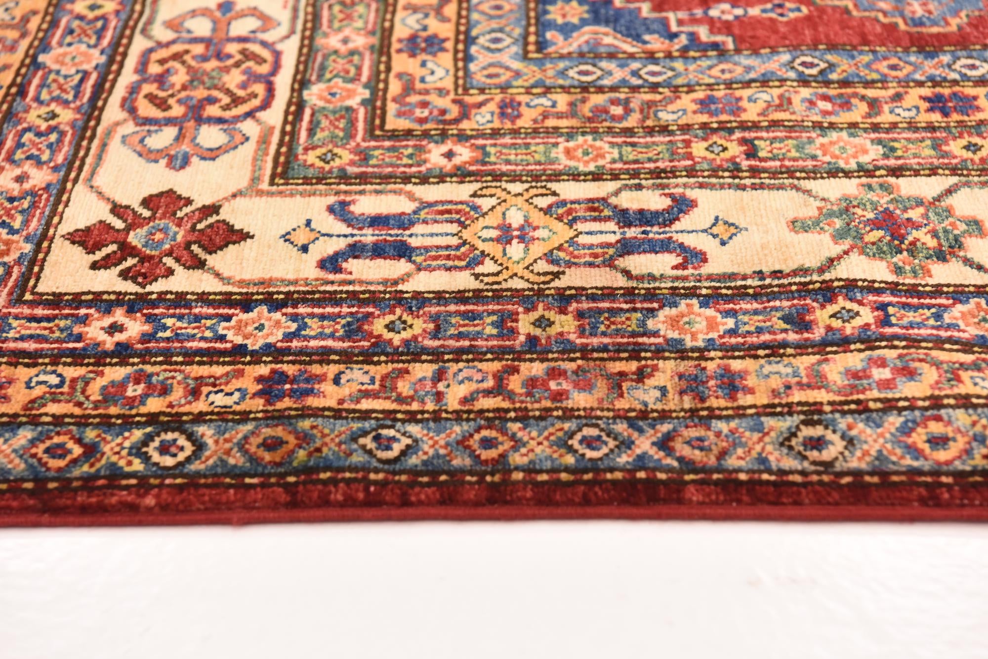 6' 6 x 10' 2 Hand Knotted Kazak Oriental Rug