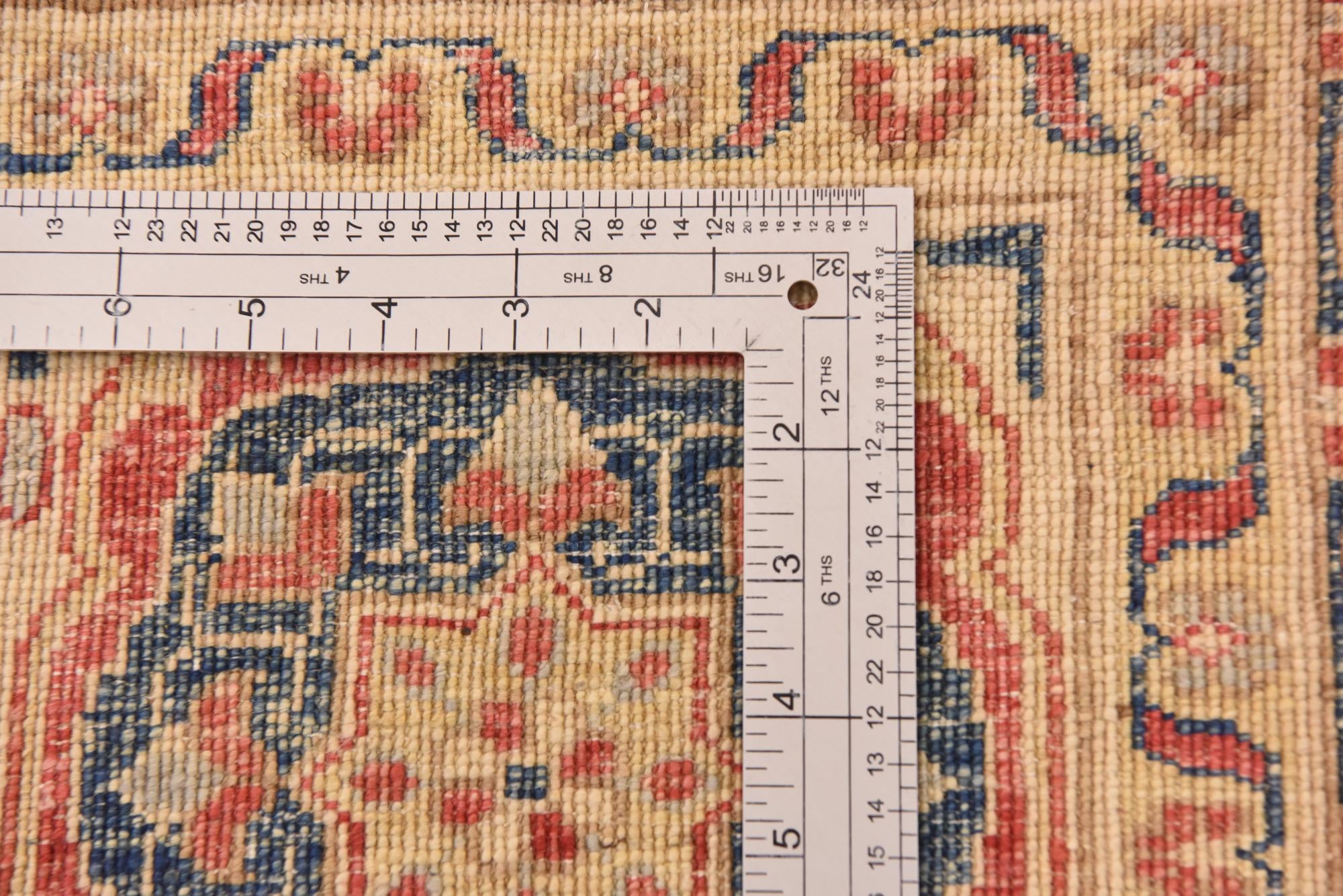 6' 6 x 9' 7 Hand Knotted Kazak Oriental Rug