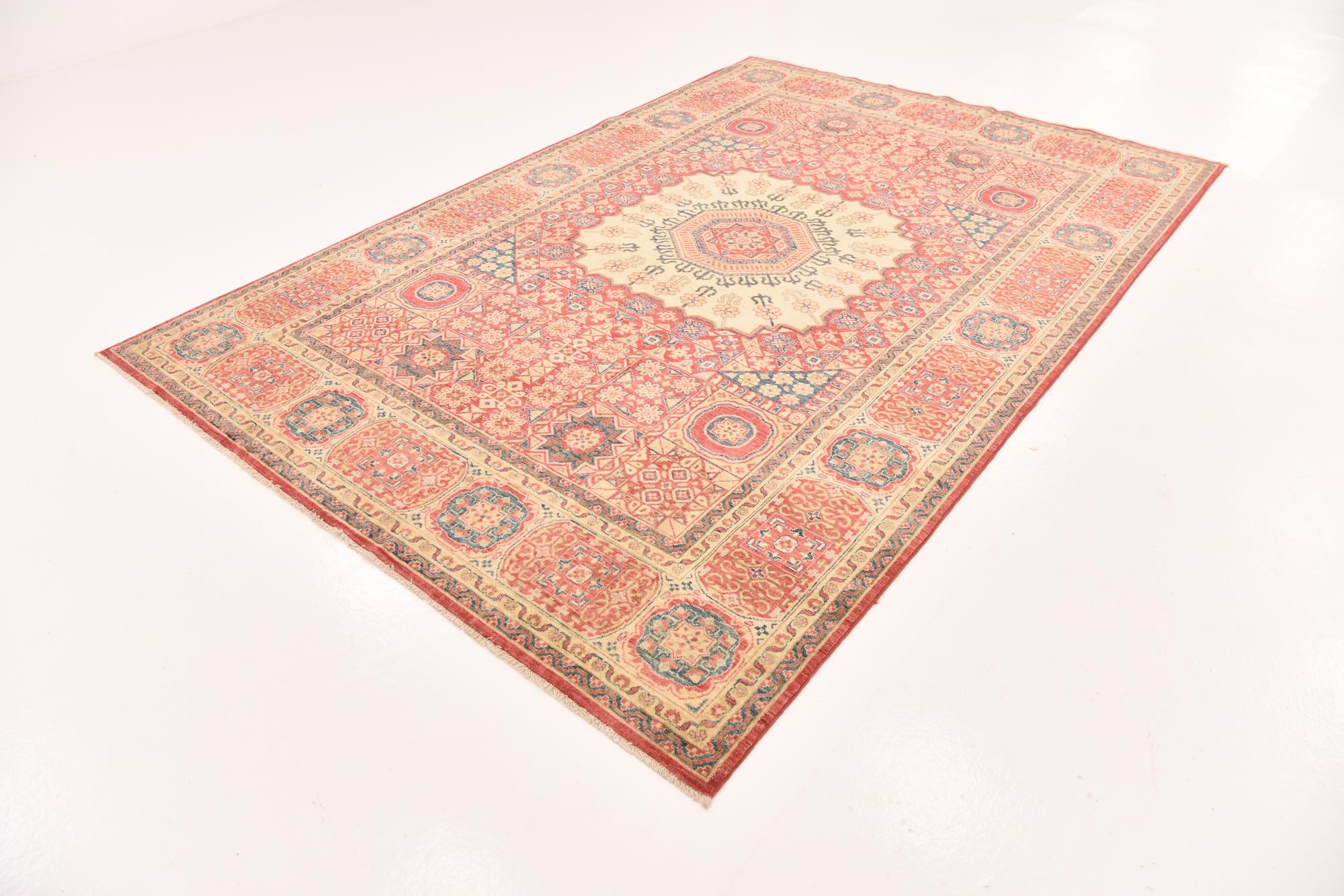 6' 6 x 9' 7 Hand Knotted Kazak Oriental Rug