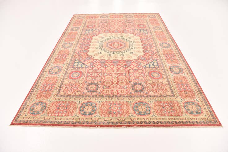 Detail image of 6' 6 x 9' 7 Hand Knotted Kazak Oriental Rug