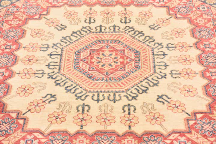 6' 6 x 9' 7 Hand Knotted Kazak Oriental Rug
