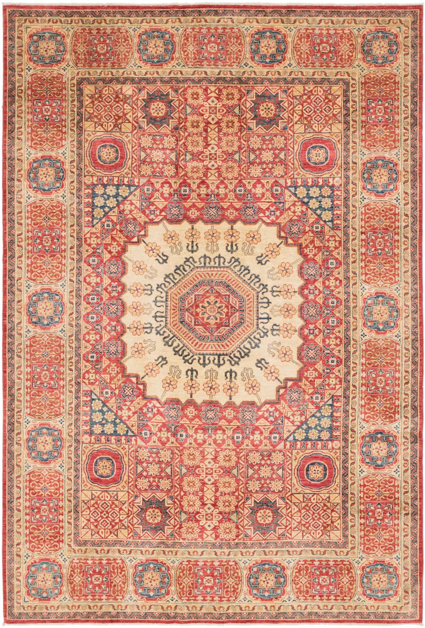 6' 6 x 9' 7 Hand Knotted Kazak Oriental Rug