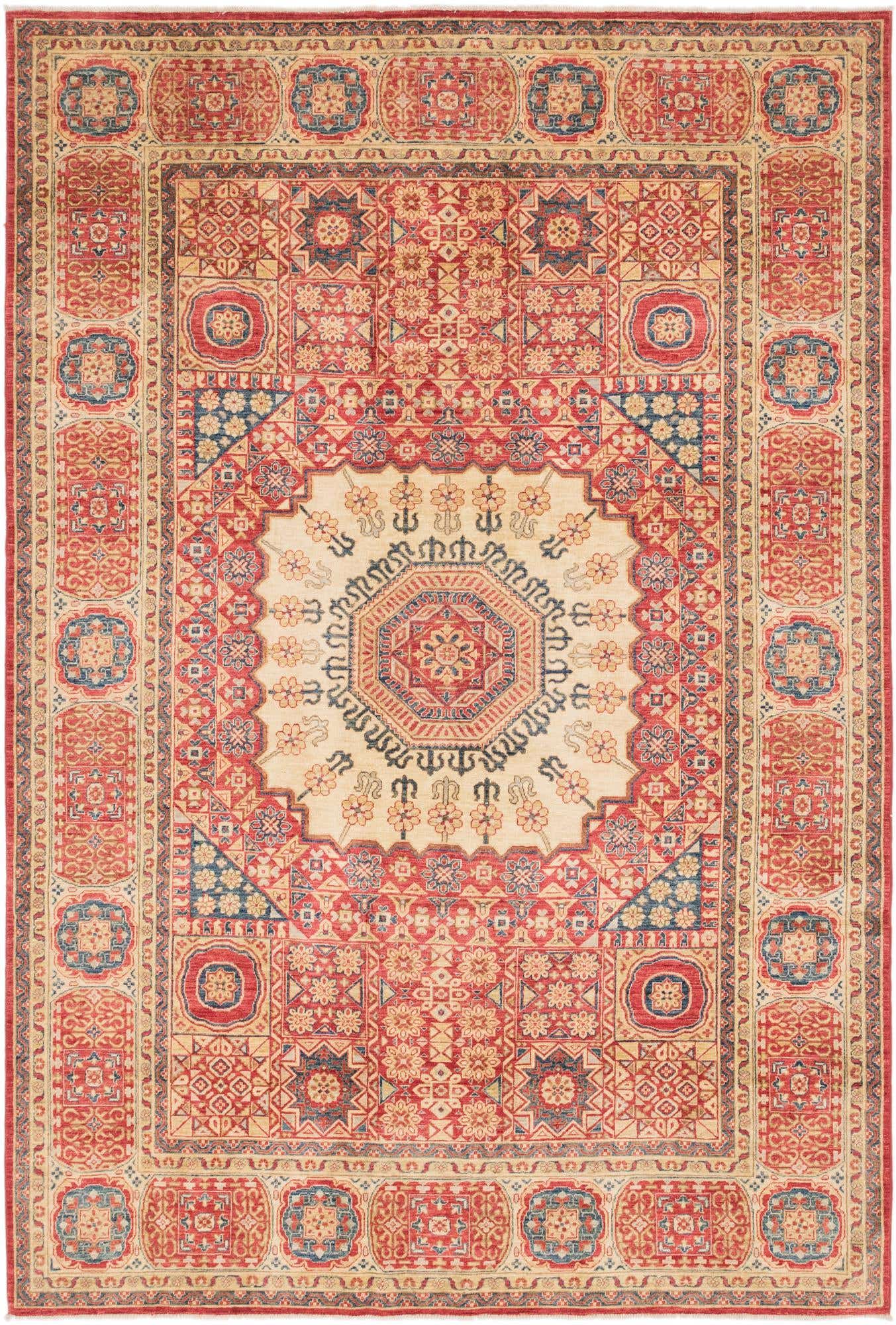 6' 6 x 9' 7 Hand Knotted Kazak Oriental Rug