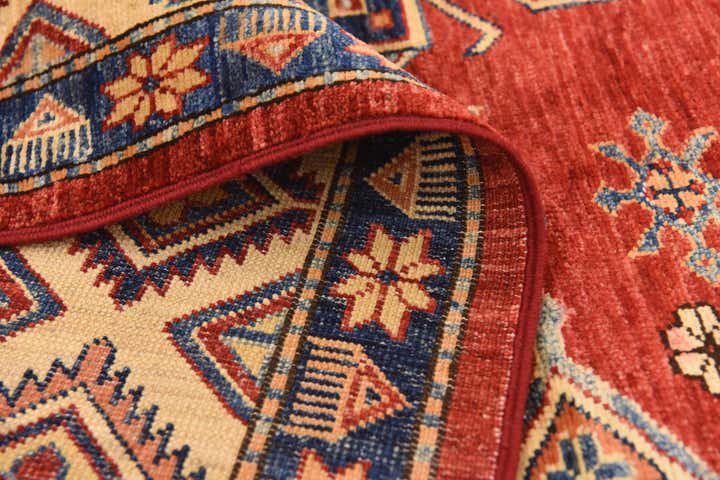 6' 8 x 9' 10 Hand Knotted Kazak Oriental Rug