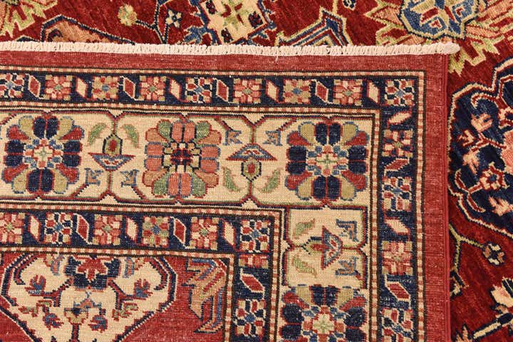 5' 10 x 9' 3 Hand Knotted Kazak Oriental Rug