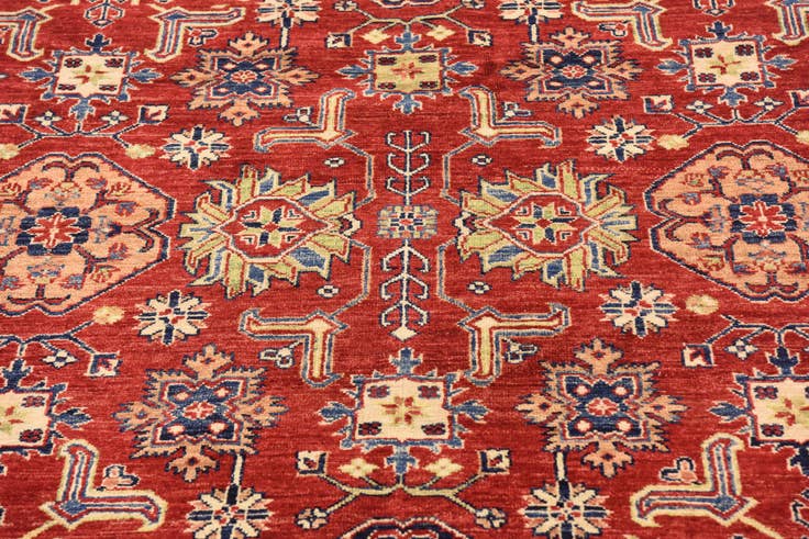 Detail image of 5' 10 x 9' 3 Hand Knotted Kazak Oriental Rug