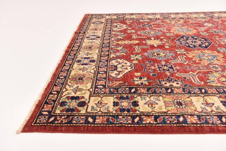 Detail image of 5' 10 x 9' 3 Hand Knotted Kazak Oriental Rug