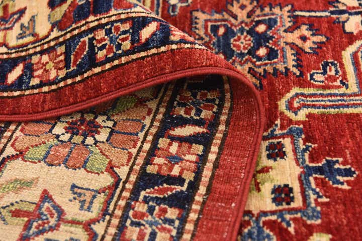 5' 10 x 9' 3 Hand Knotted Kazak Oriental Rug
