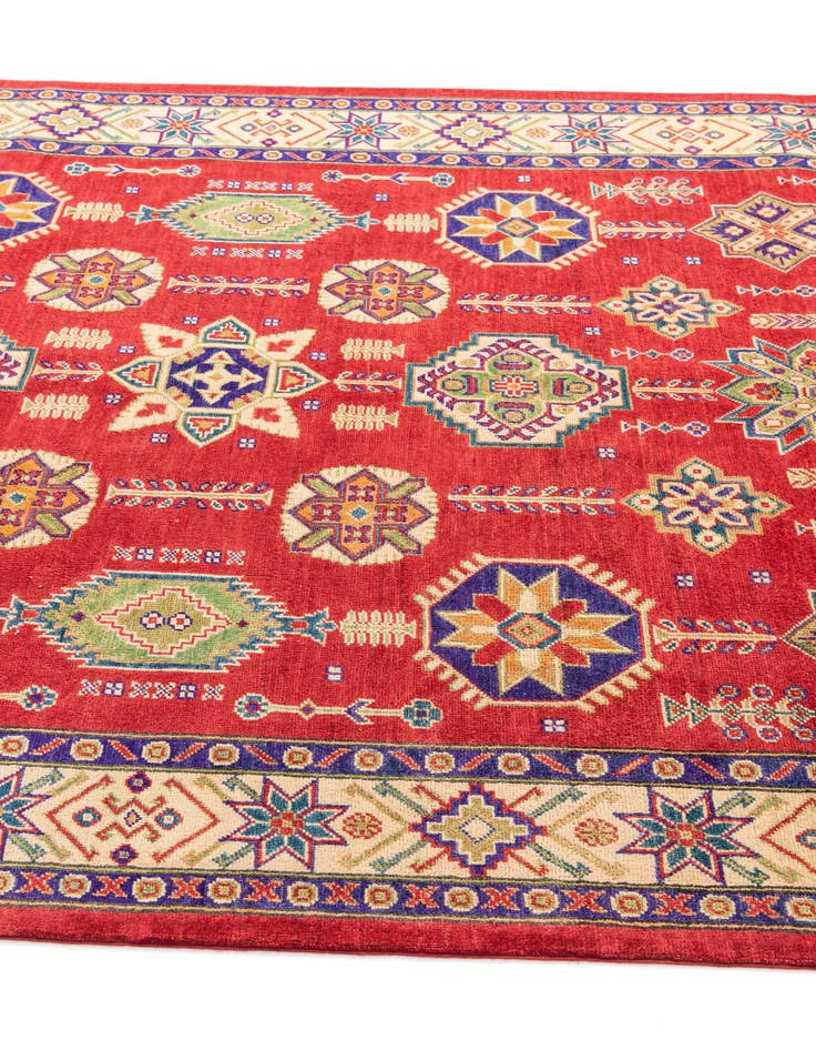 Detail image of 5' 6 x 8' 7  Hand Knotted Kazak Rug