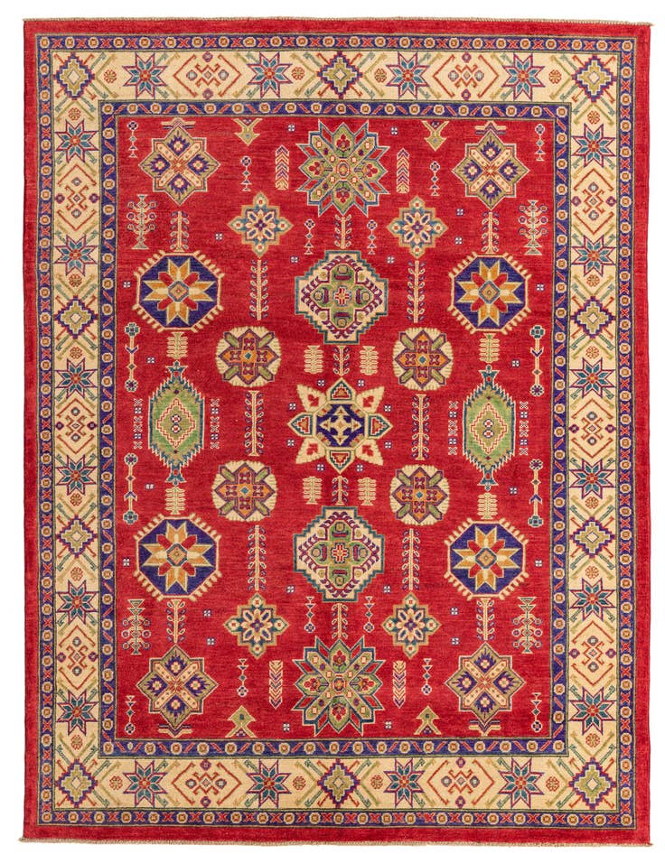 Detail image of 5' 6 x 8' 7 Hand Knotted Kazak Rug
