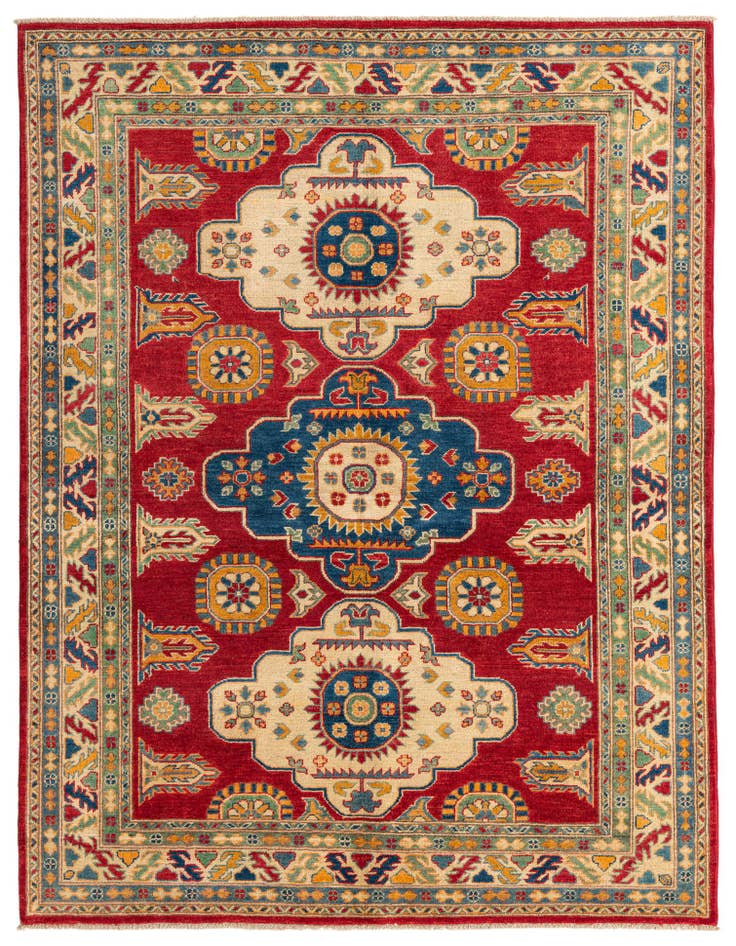 Detail image of 5' 9 x 7' 8 Hand Knotted Kazak Rug