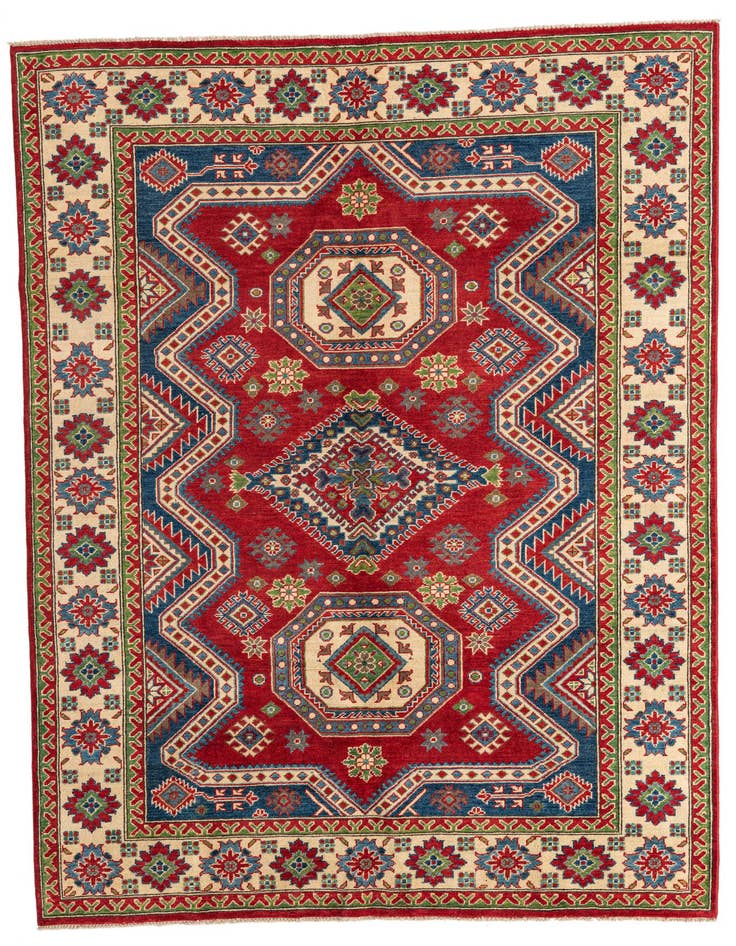 Detail image of 6' x 8' 9 Hand Knotted Kazak Rug