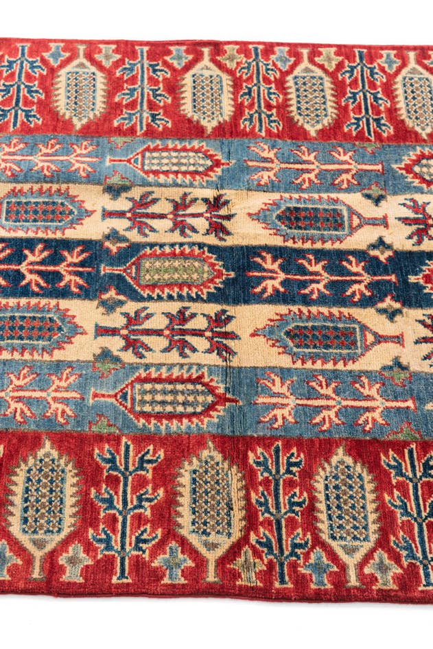 Detail image of 3' 3 x 5' Hand Knotted Kazak Rug