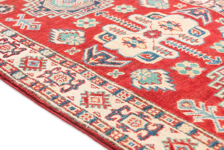 Detail image of 2' 8 x 4' 3 Hand Knotted Kazak Rug
