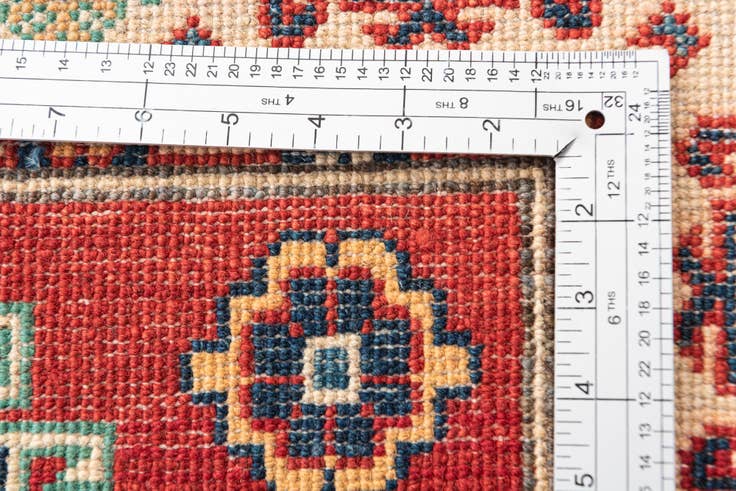 Detail image of 2' 8 x 4' 3 Hand Knotted Kazak Rug