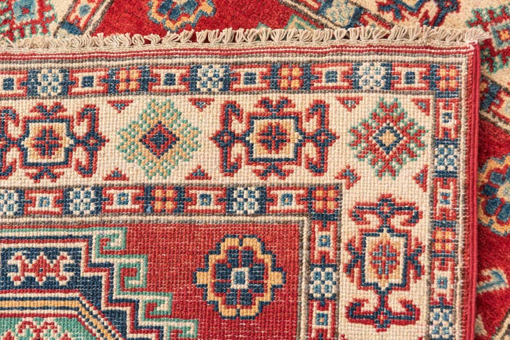 Detail image of 2' 8 x 4' 3 Hand Knotted Kazak Rug