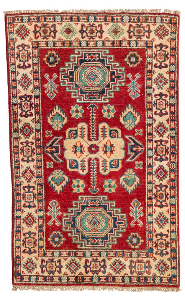 2' 8 x 4' 3 Hand Knotted Kazak Rug