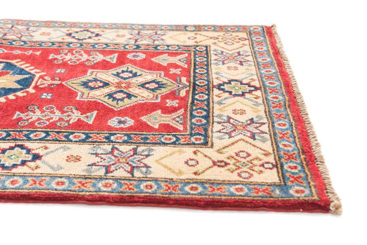 Detail image of 2' 8 x 4' 2 Hand Knotted Kazak Rug