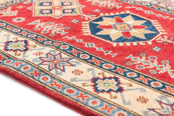 Detail image of 2' 8 x 4' 2 Hand Knotted Kazak Rug