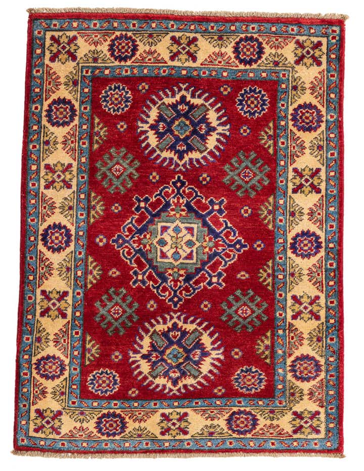 2' 9 x 3' 9 Hand Knotted Kazak Rug