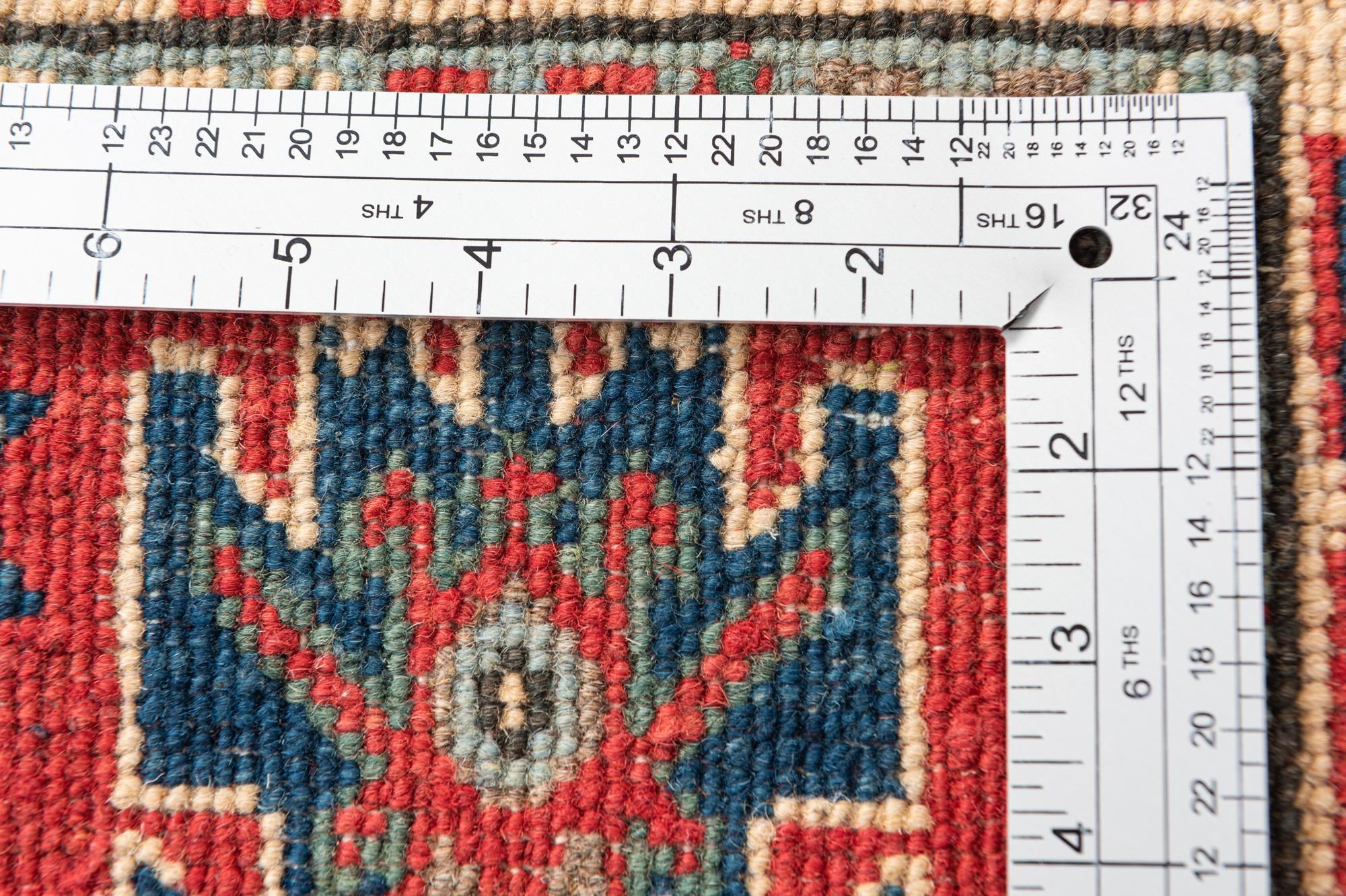 Red 2' 9 x 4' 5 Hand Knotted Kazak Rug | Rugs.com