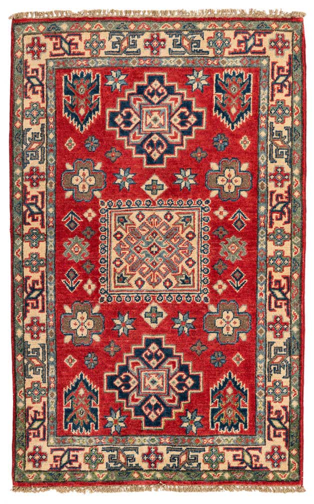 2' 9 x 4' 5 Hand Knotted Kazak Rug
