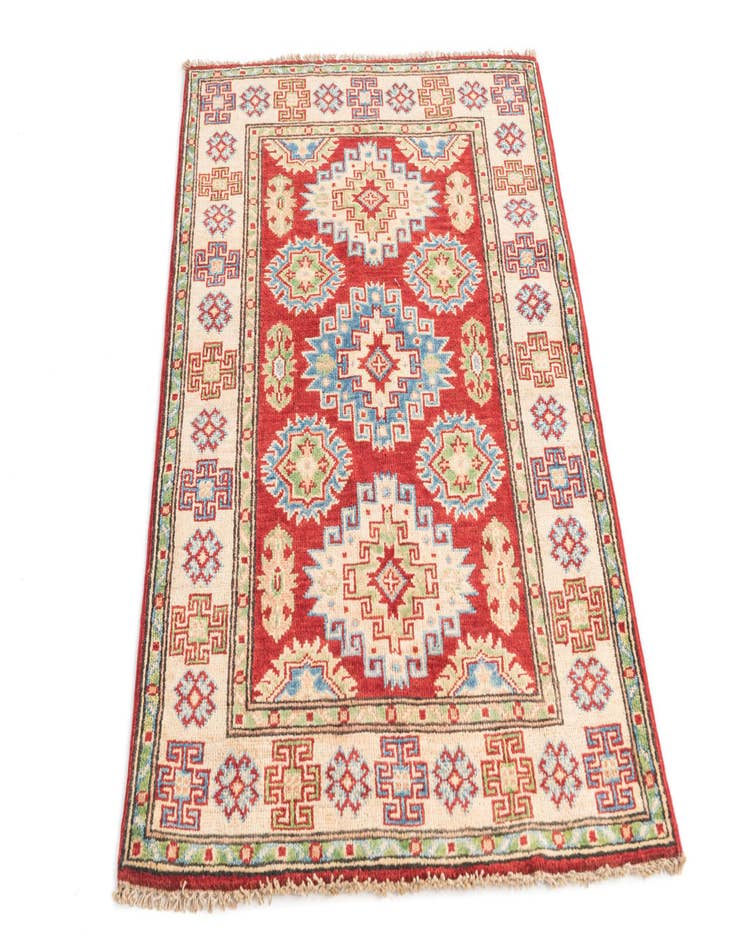 Detail image of 2' 8 x 4' 3  Hand Knotted Kazak Rug