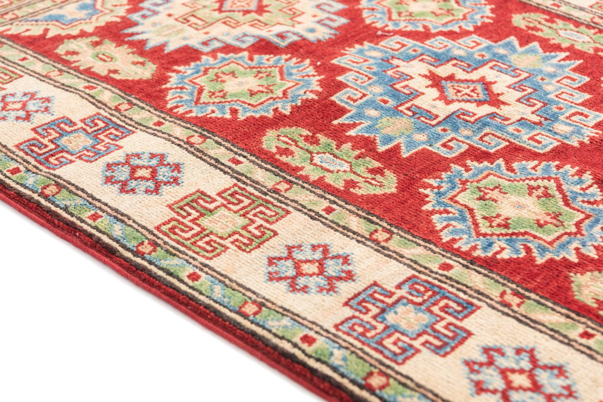2' 8 x 4' 3 Hand Knotted Kazak Rug