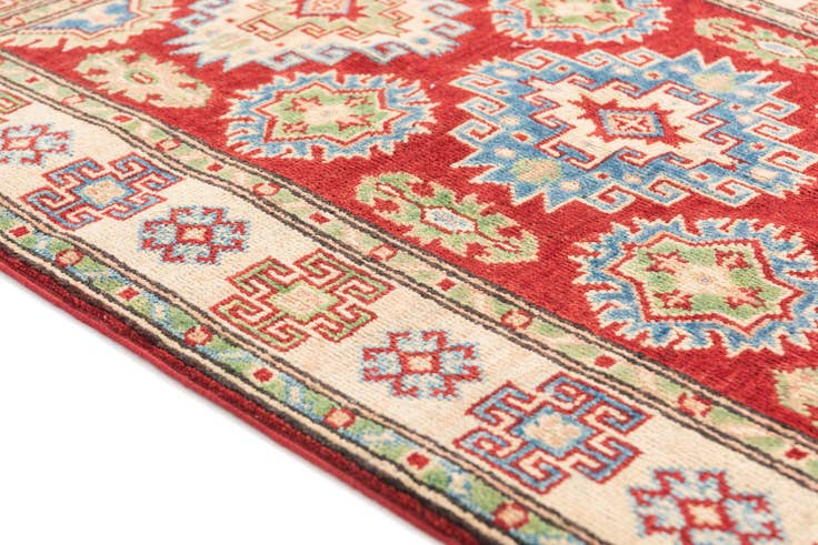 Detail image of 2' 8 x 4' 3 Hand Knotted Kazak Rug