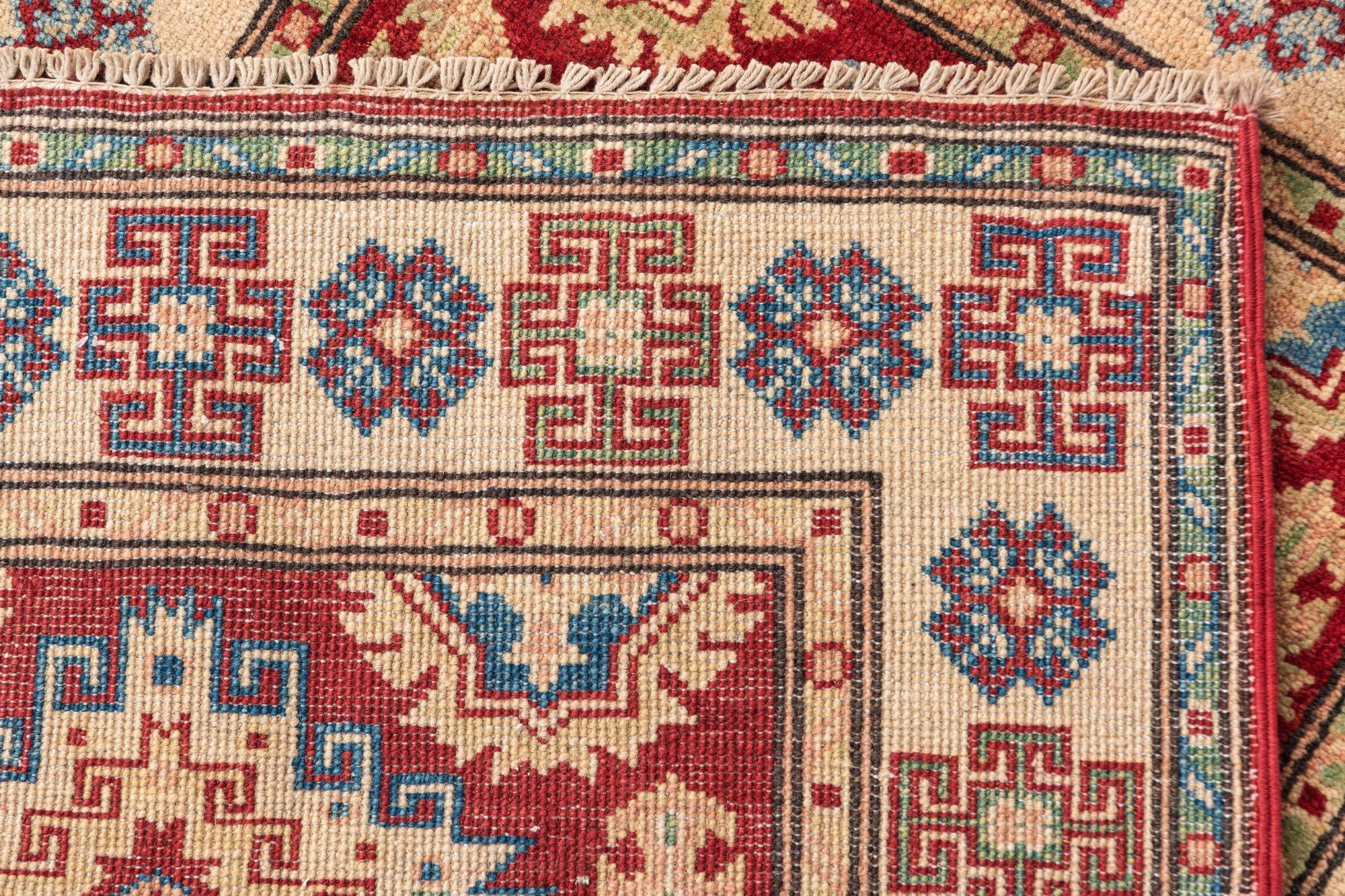 2' 8 x 4' 3 Hand Knotted Kazak Rug